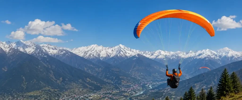 Open Your Wing of Freed to Paragliding in Manali